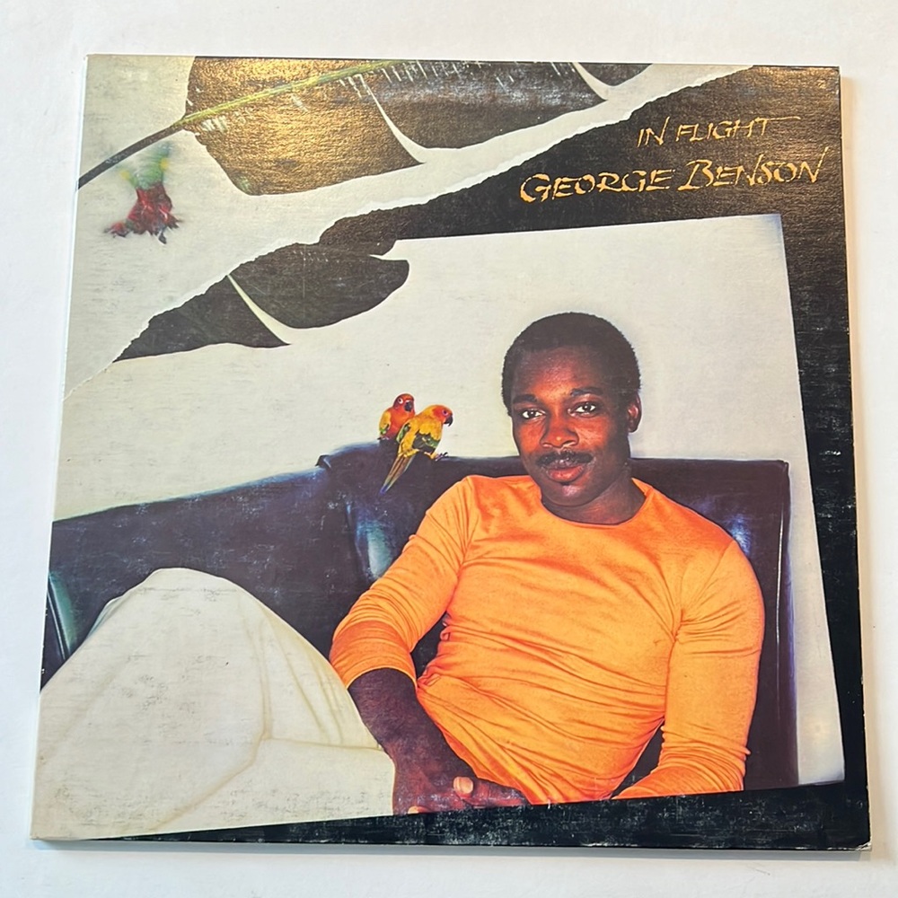 George Benson, in flight, vintage vinyl record 1977.